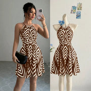 Halter-neck Dress for Parties and Vacations