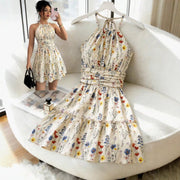 Women's Printed Camisole Floral Dress