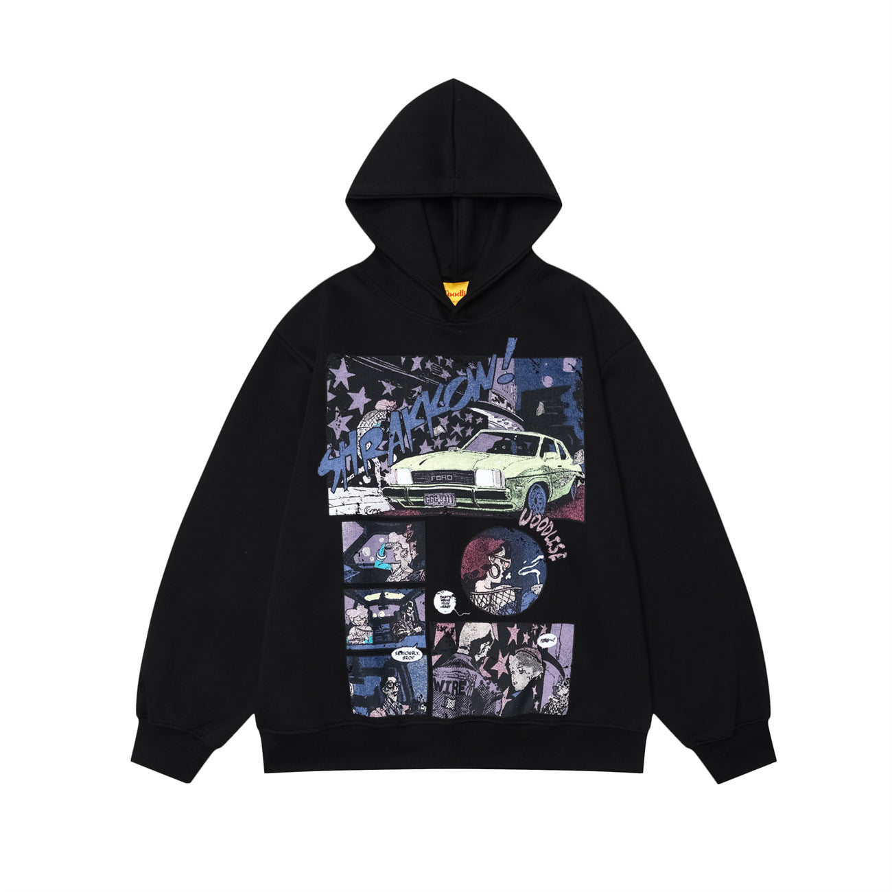 Cute Cartoon Graphic Loose Oversized Hoodie