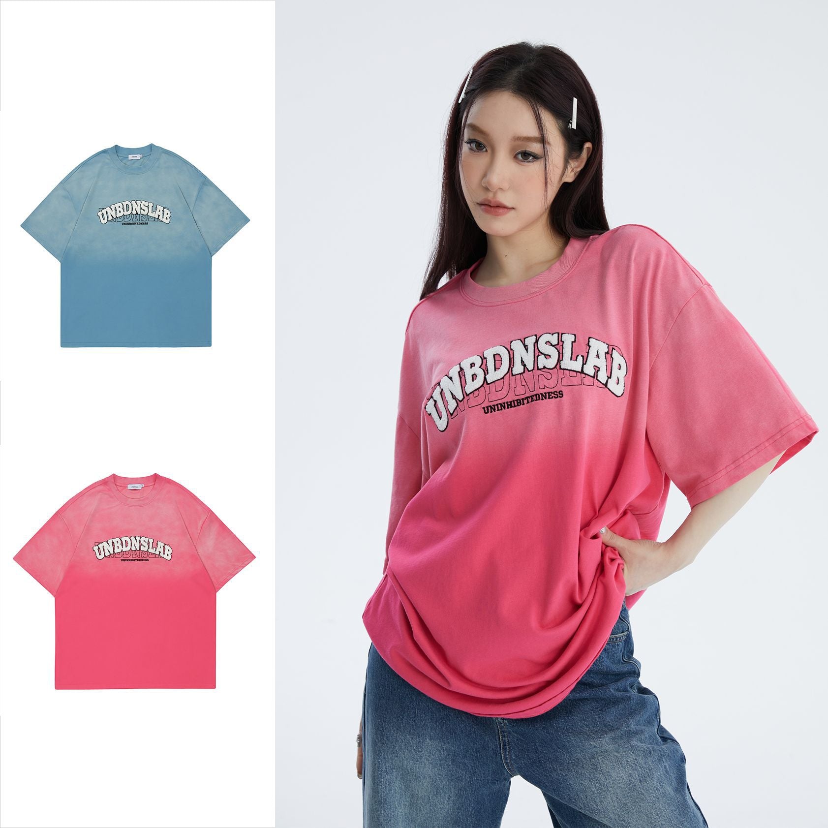 Retro Street Embroidered Summer Short Sleeve T-Shirt
