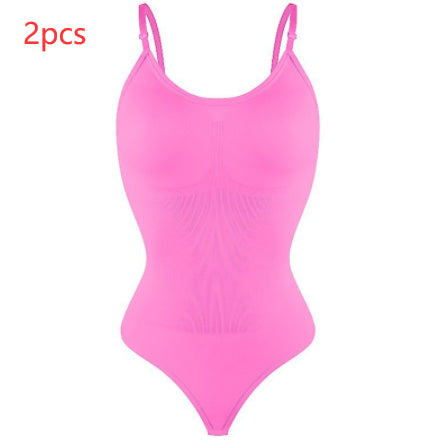 Seamless Body-Shaping Suspender Jumpsuit & Corset Bodysuit