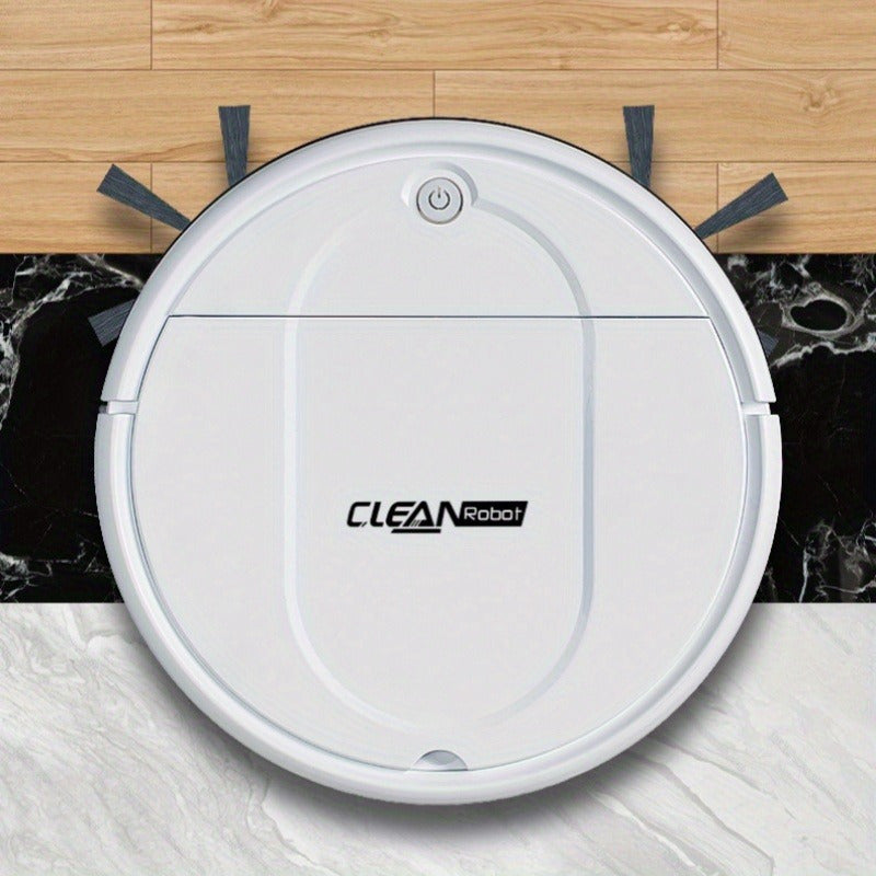 Multi-Purpose Robot Vacuum 3-in-1 Robot Vacuum Cleaner | Tangle-Free Suction, Automatic Self-Charging, Multi-Purpose for Floor Cleaning, Pet Hair, Paper & Garbage - Fast Charging, Powerful Cleaning...