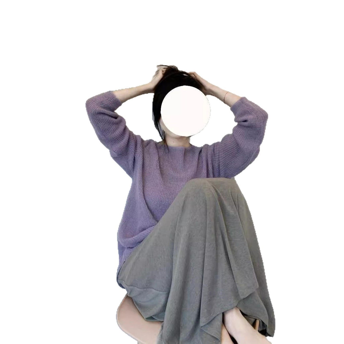 Thin Loose and Lazy Style Pullover Top
