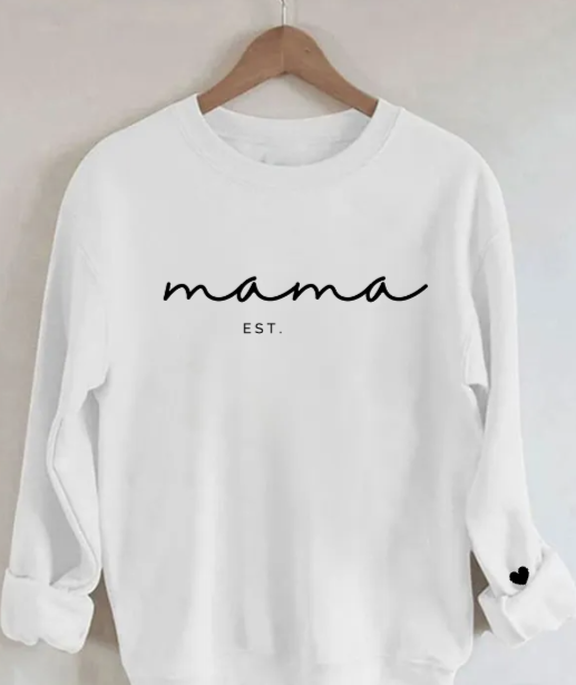 Women's Cozy Autumn Winter Printed Pullover Hoodie