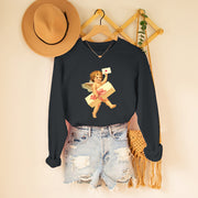 Cozy Round Neck Long-Sleeve Sweater for Women