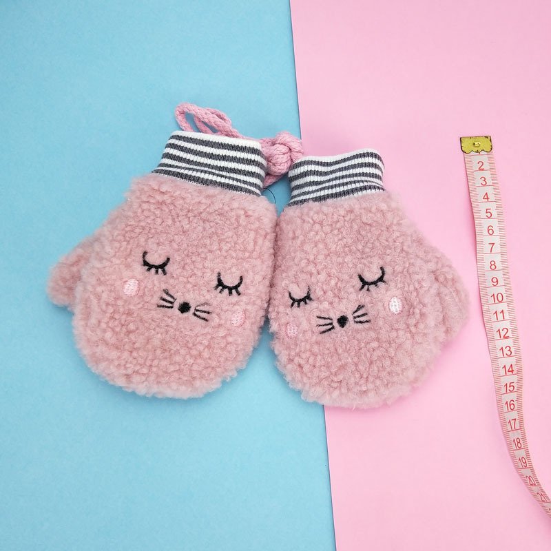 Kids' Cartoon Gloves for Winter