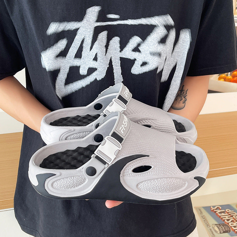 Slip-Resistant Sports Sandals with Foot Massage