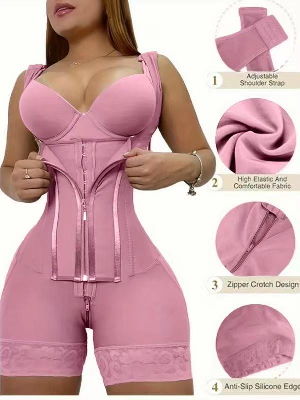 Hourglass Body Shaper & Waist Trainer with Chest Support