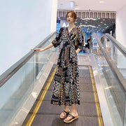 Printed French-style New A-line Skirt for Women