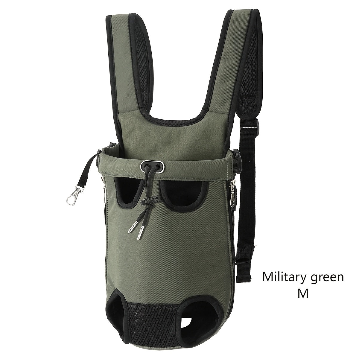 Pet Travel Backpack with Front Harness, Adjustable Multi‑Gear, Ultra‑Breathable Mesh and Lightweight Durable Design