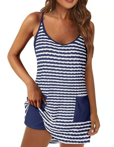 Women's Printed Camisole Romper with Shorts