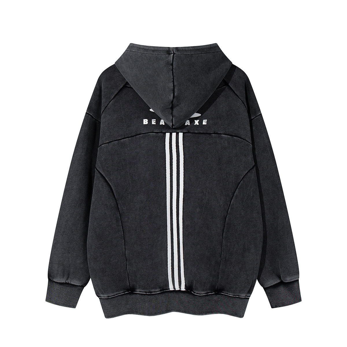 American Flag Striped Patchwork Casual Pullover Hoodie