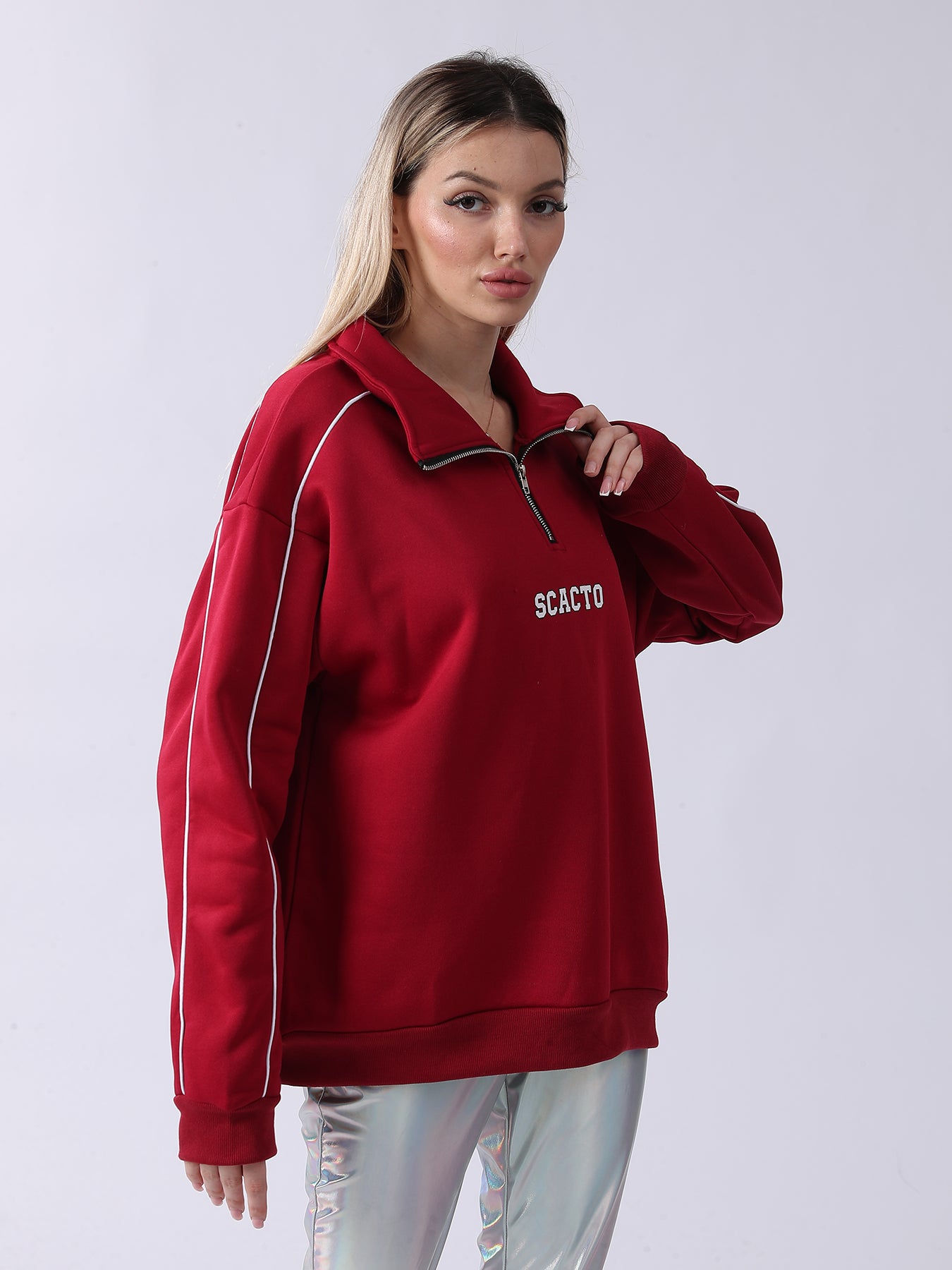 Women's Cozy Long-Sleeve Sweatshirt
