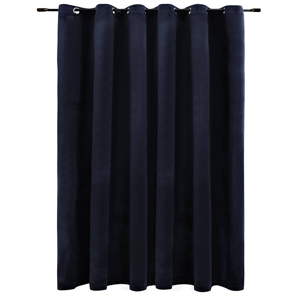 Blackout Curtain with Metal Eyelets, Velvet. Blackout Curtain with