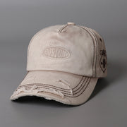 Retro Distressed Baseball Cap for Men