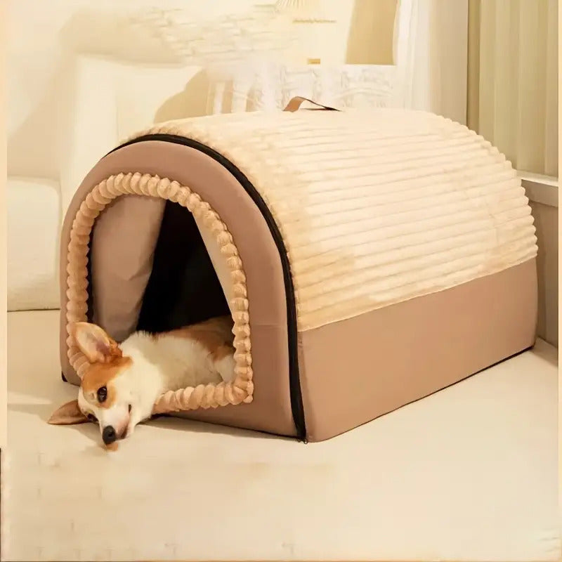 The Doghouse Is Detachable And Washable, Suitable For All Four Seasons, Appropriate For Medium And -Sized Dogs, Keeps Warm In Winter, Is Easy To Disassemble And Wash, And Is Convenient To Store