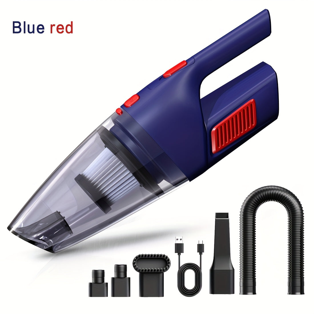 Wireless Convenient Handheld Car Vacuum Cleaner, Powerful Suction Kitchen Floor Cleaning Supplies, USB Charging Mini Cleaning Dust Collector, Suitable For Cars, RV, Home, Office, Industrial Sites And