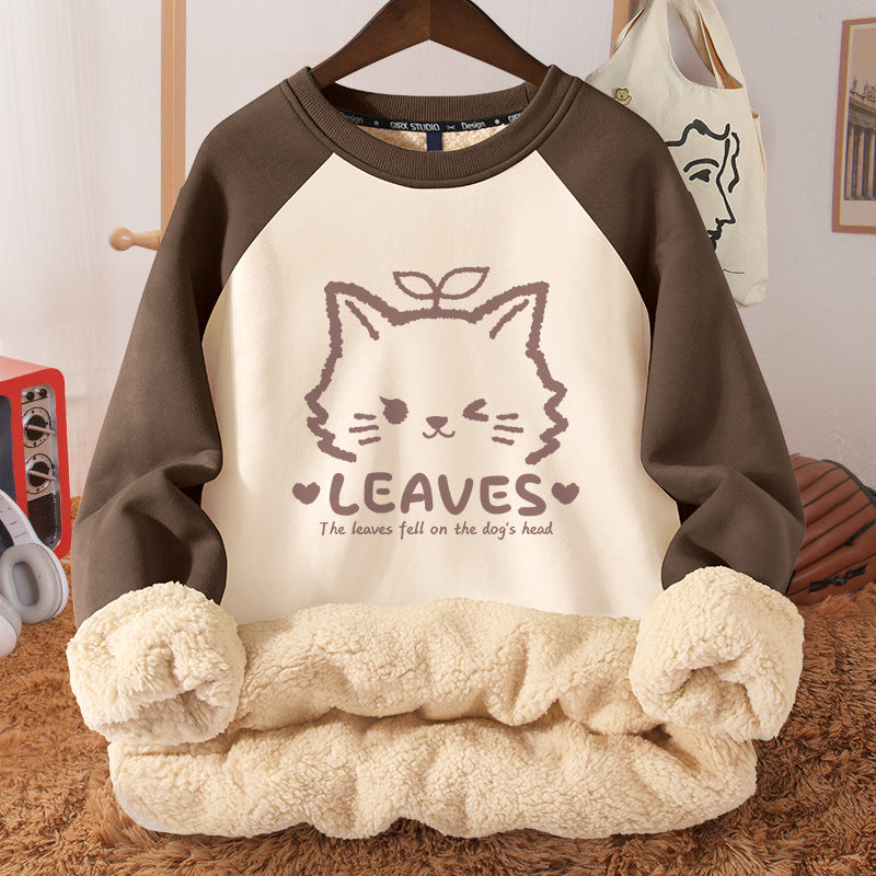 Women's Fleece-Lined Hooded Berber Winter Coat