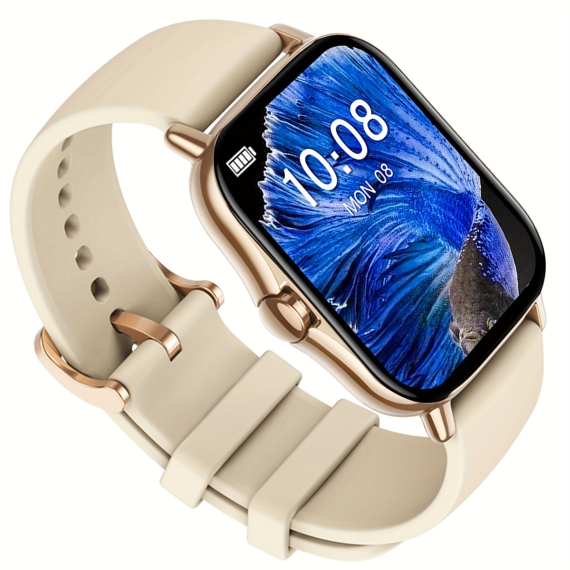 A New Large-screen Smartwatch, Compatible with iPhone/Android, Featuring High-definition Voice Calls, Multiple Sports Modes, Suitable for Sports, Outdoor Activities, Sleep Monitoring, Daily Wear...