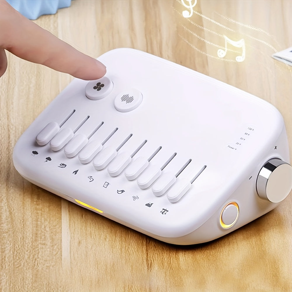 Portable White Noise Machine with 10 Soothing Nature Sounds