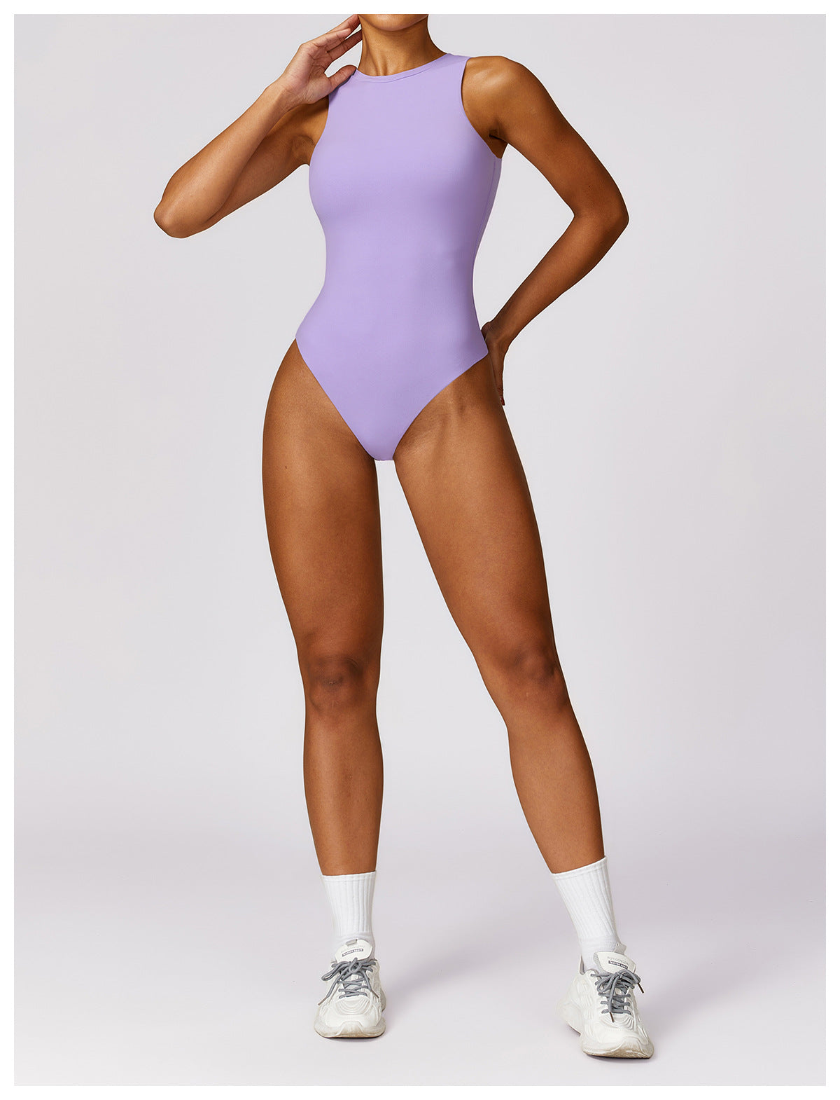 Nude Feel Tight Yoga Jumpsuit Bottoming Slimming