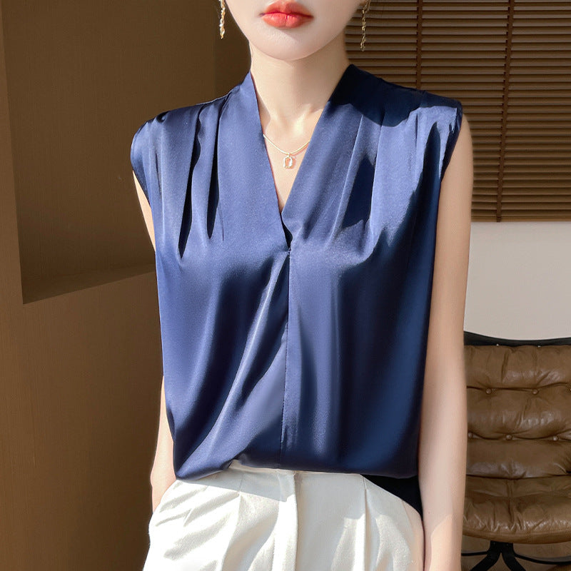 Loose-fit Satin Camisole for Women