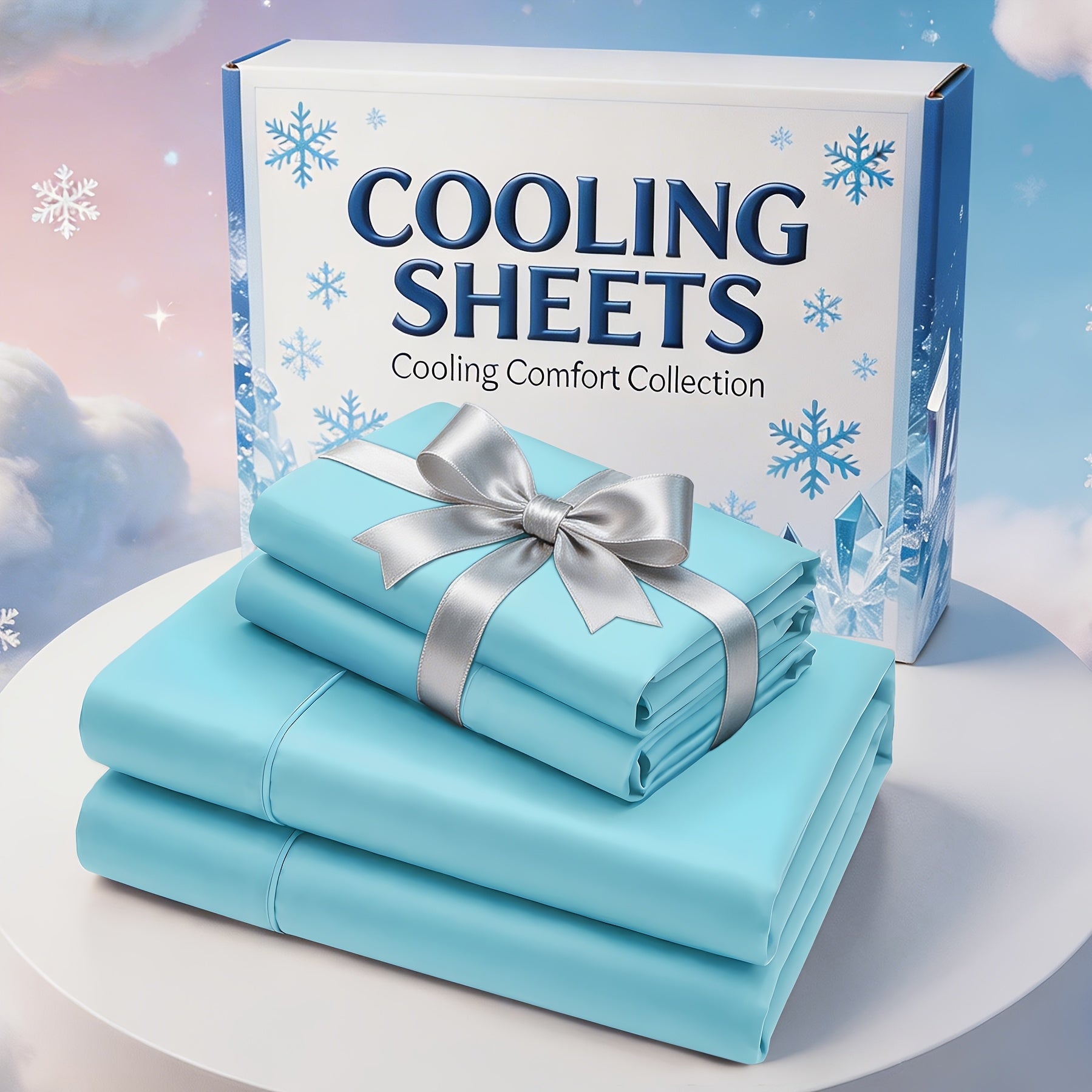 Luxury Extra Deep Pocket Bamboo Fiber Sheet Set – Breathable, Cooling & Wrinkle‑Free
