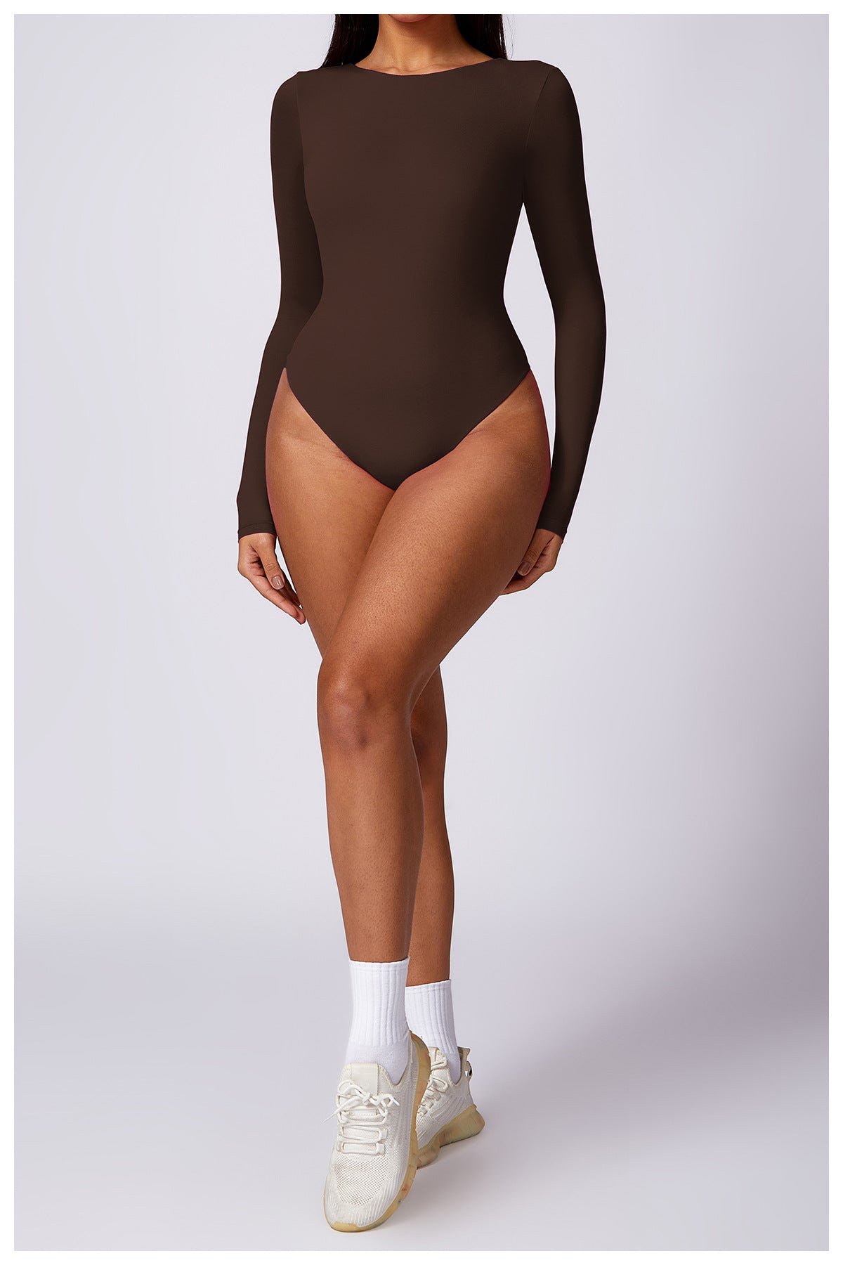 Women's Corset Long Sleeve Yoga Bodysuit