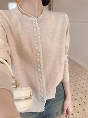 Women's Western Style Youthful-looking Chic Round Neck Long Sleeve Top