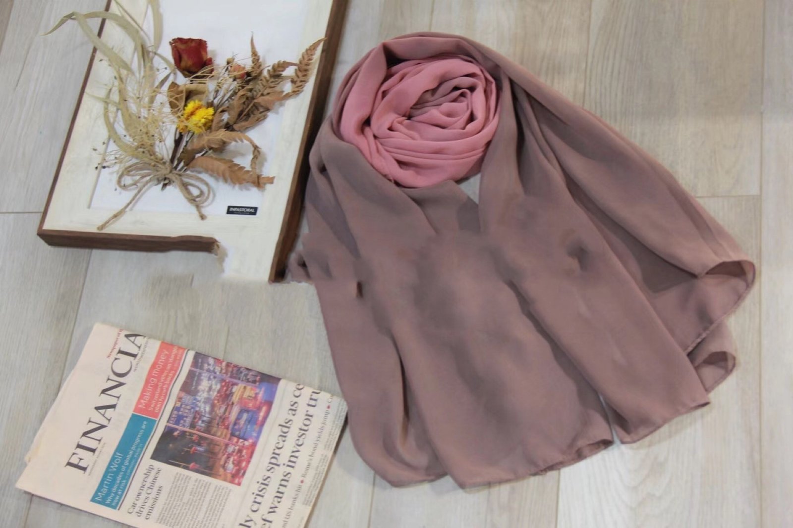 Gradient Pearl Chiffon Headscarf - 13 Styles to Elevate Your Look