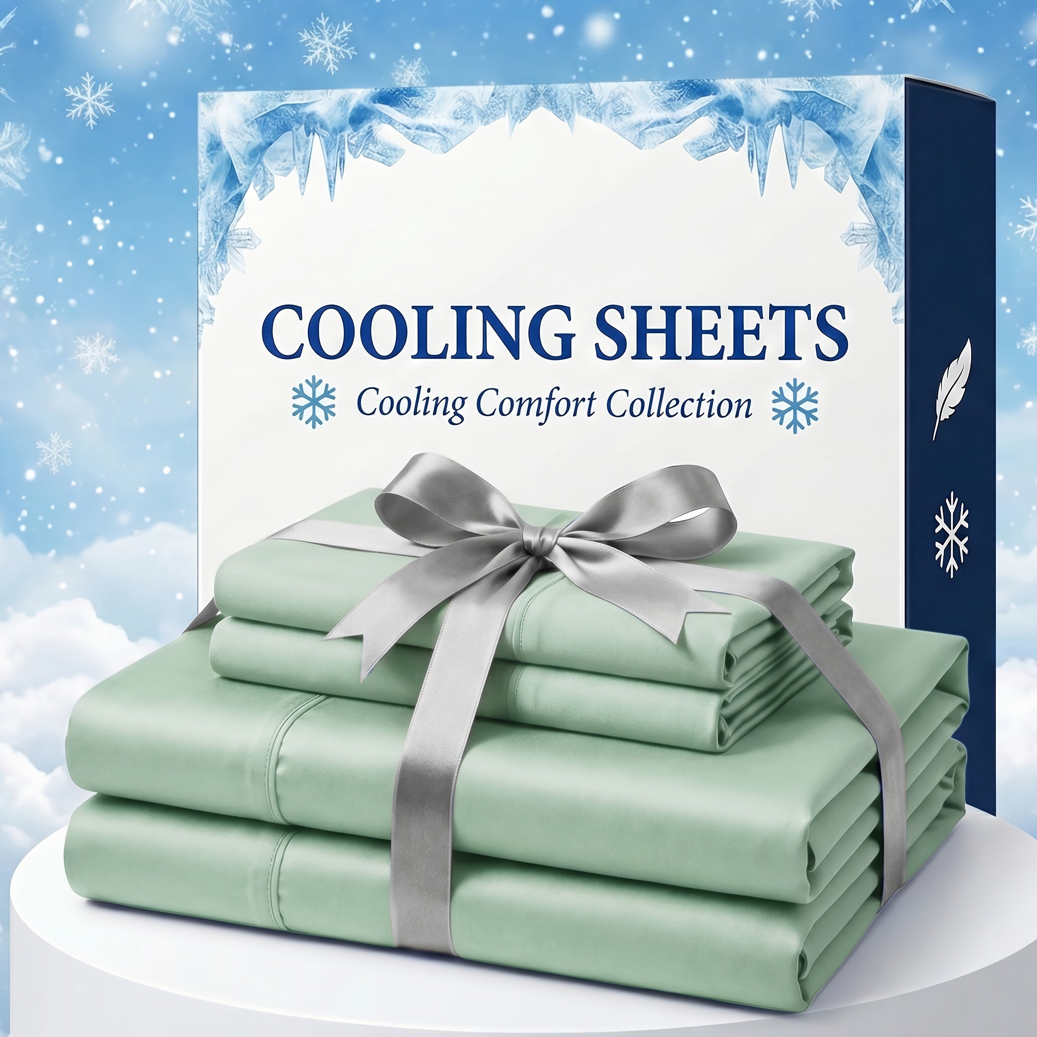 Bamboo Fiber Bed Sheet Set with Extra Deep Pockets - Breathable and Cooling