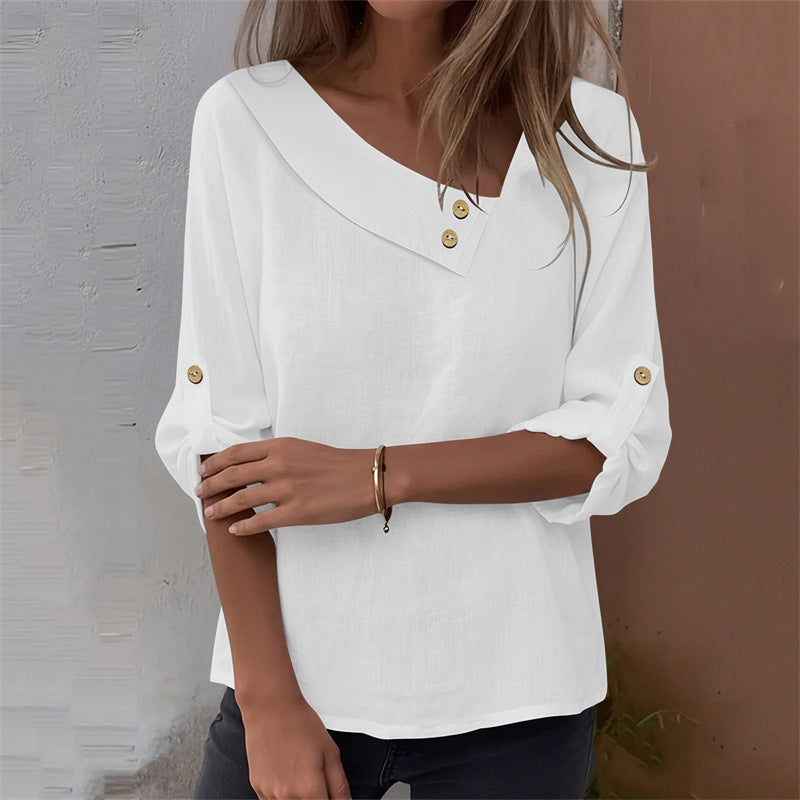 Relaxed Fit Asymmetrical Top