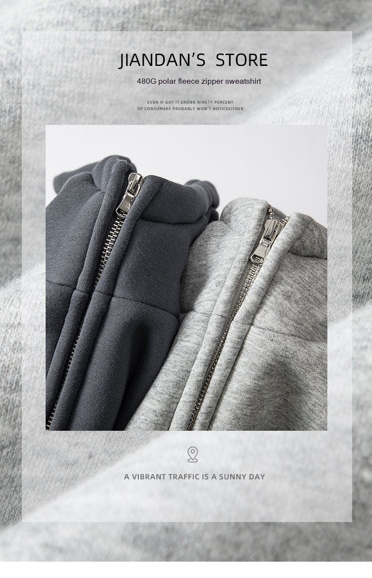 Thermal Fleece Hooded Sweatshirt | Cozy Couple Winter Coat