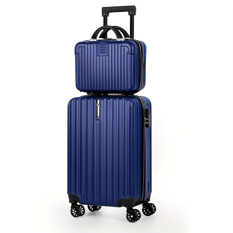 1pc/2pcs Suitcase Set Boarding Luggage Bag, 20inch Satchel Suitcase And 14inch Handbag Can Be Worn Diagonally Across The Trolley Case, with Wheels, Multi-Color Suitcase, for Office, Carryon...