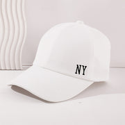 Fashion Baseball Cap with Embroidered Design, Lightweight Woven, Flat Embroidery, Black, White and Beige