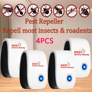 Whole House Insect Repellent Plug-In Device with 360° Soundwave Technology