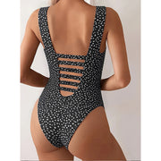 Floral Tummy-Control Strappy One-Piece Swimsuit