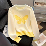 Knitted Sweater Women's Long-sleeved Top