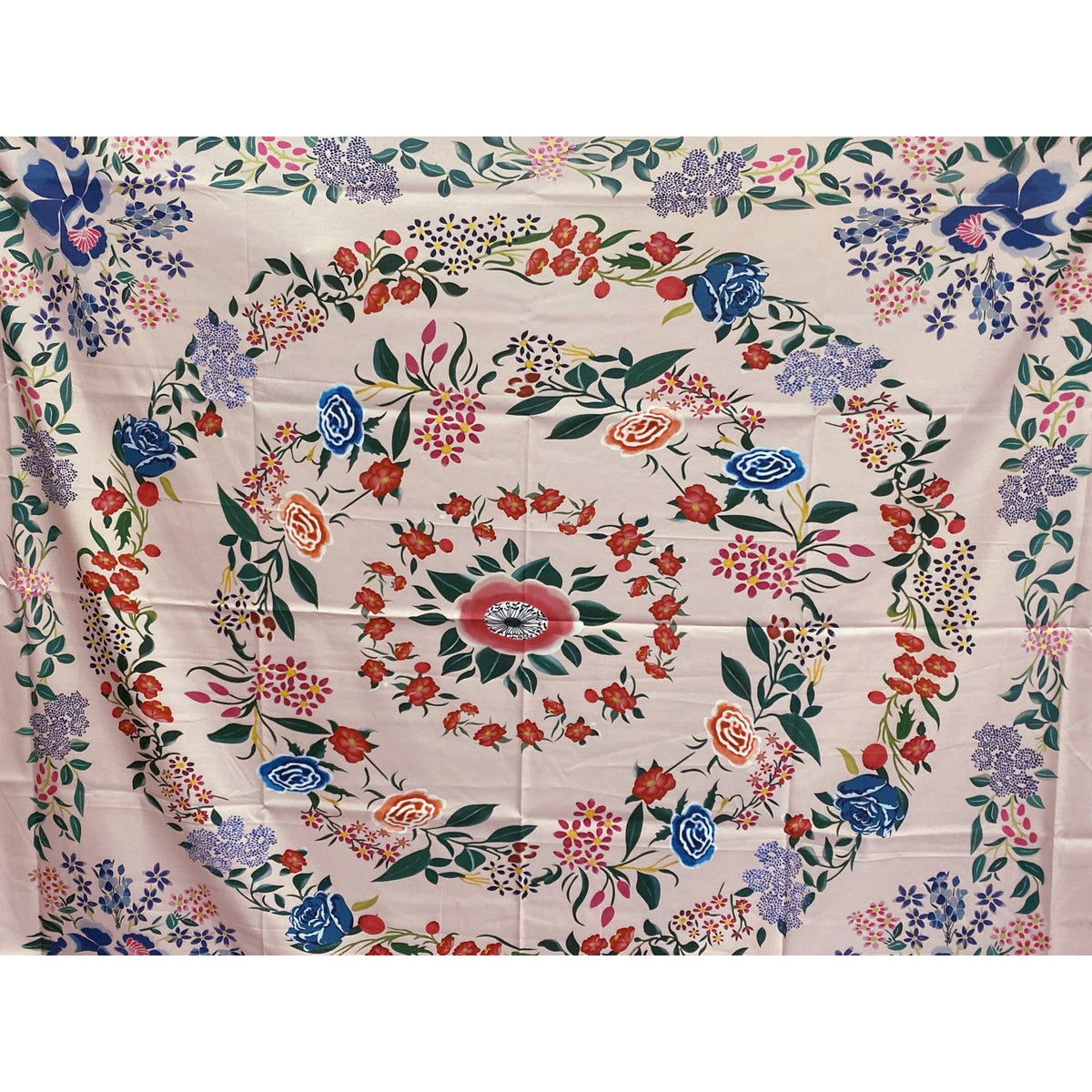 Artistic Style Embroidery Flower Tapestry