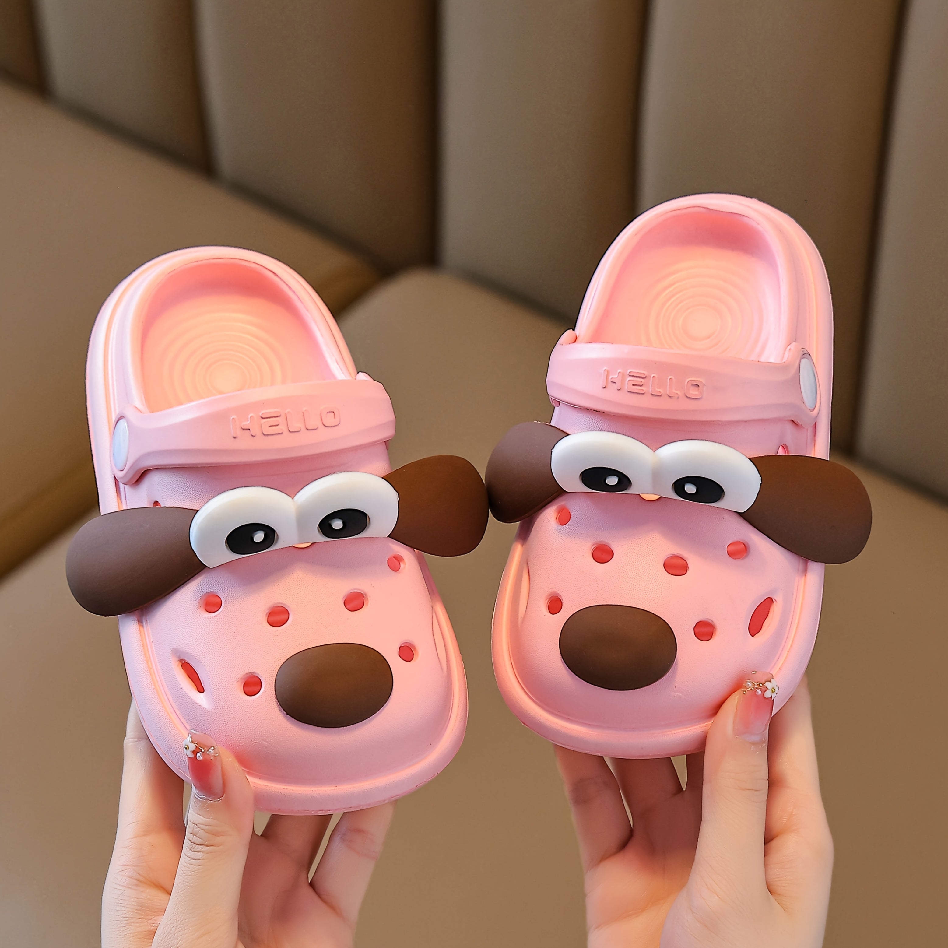 Children's Puppy-Themed Slip-Resistant Sandals