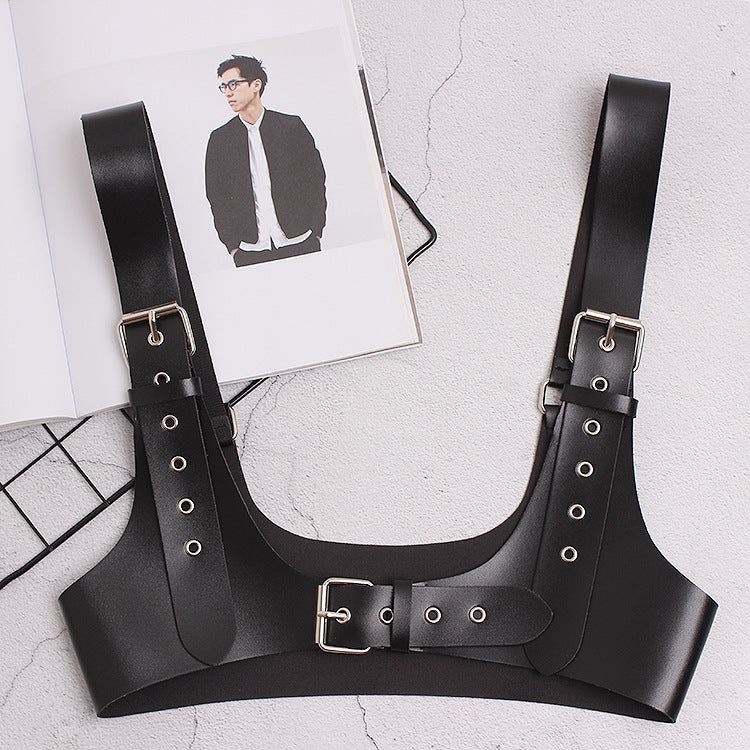Stylish Black Leather Belt for Men