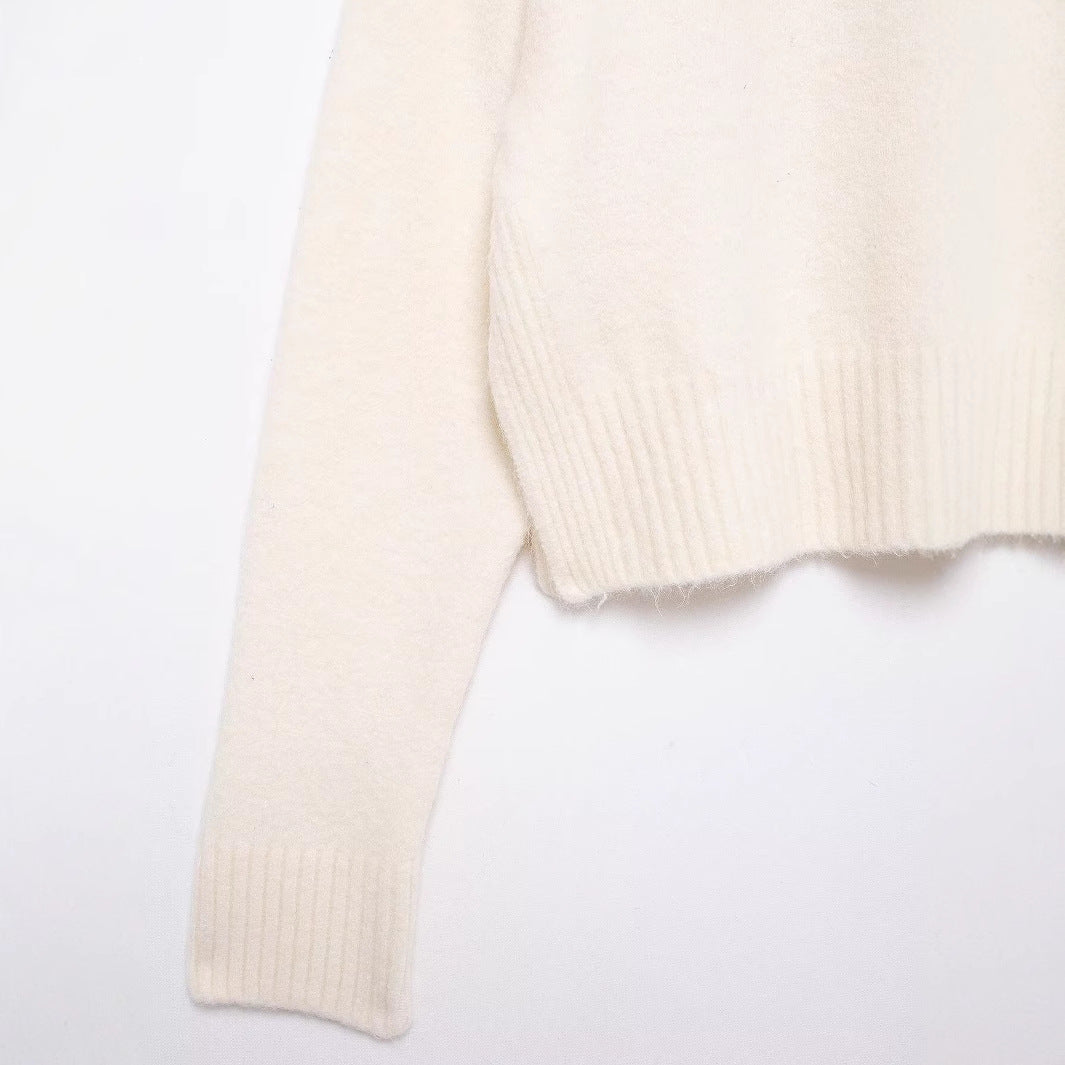 Winter New Women's Fashion Simple and Versatile Knitwear
