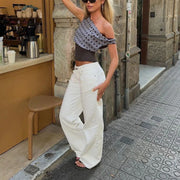 Polka Dot Strapless Street Top – Effortless Summer Vibes