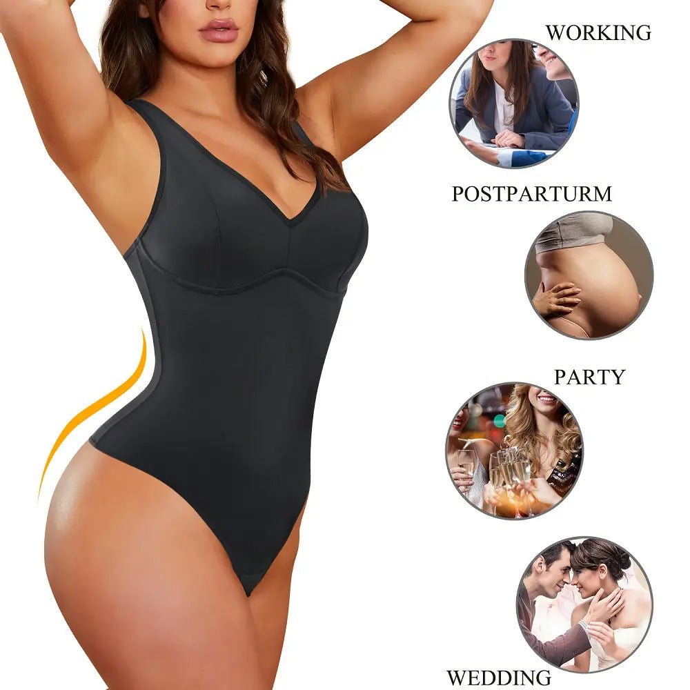 Women's Slim-Fit V-Neck Shaping Corset