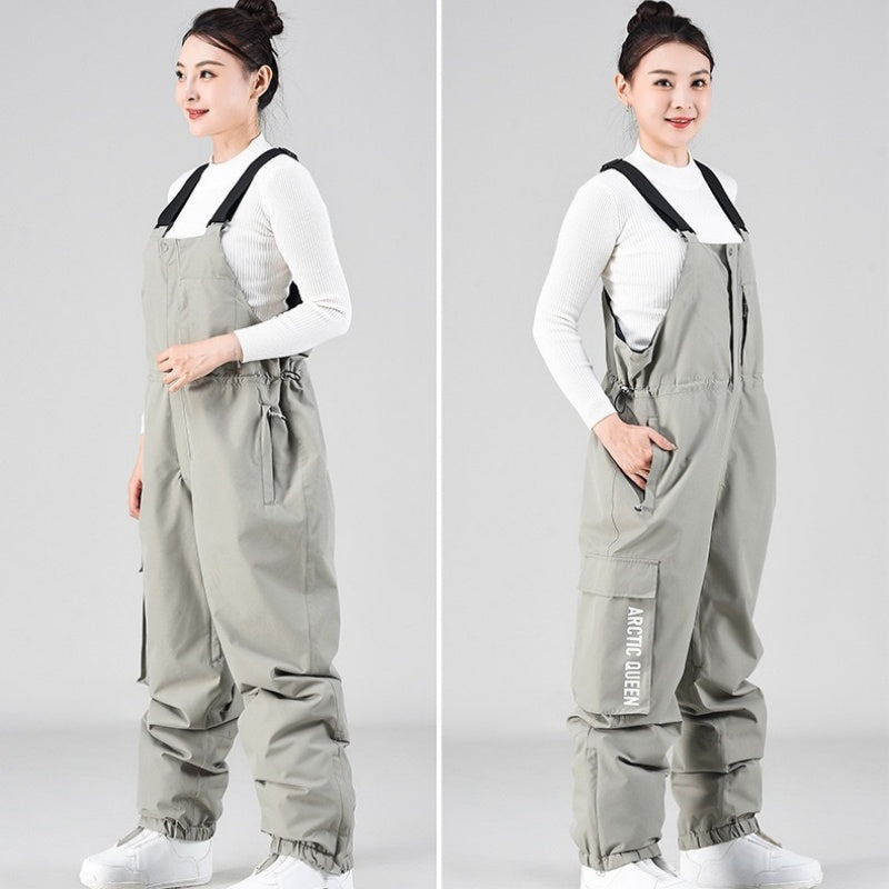Waterproof Windproof Winter Ski Suit Bib Pants for Men & Women