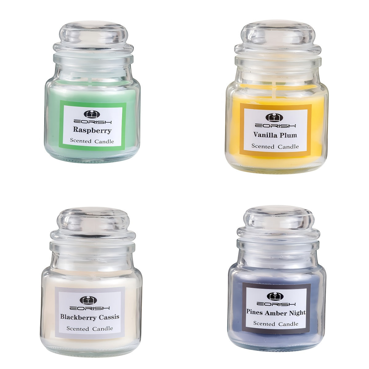 Vanilla Bean Pine Apple Cinnamon and Raspberry Scented Candle