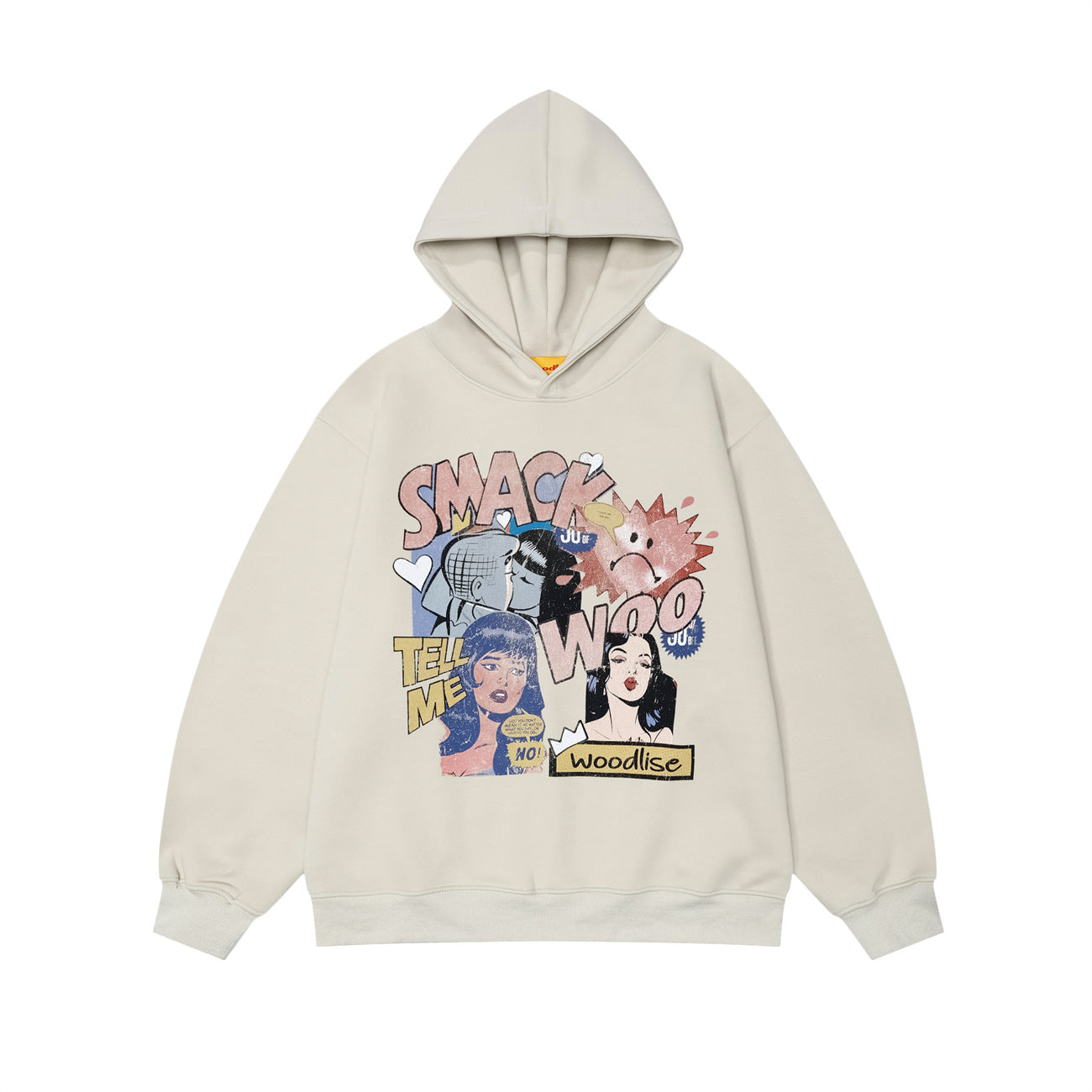 Women's Anime Graphic Loose Hooded Sweatshirt