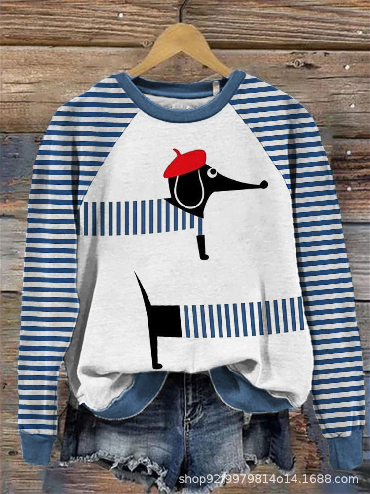 3D Animal Print Casual Pullover Hoodie Sweatshirt