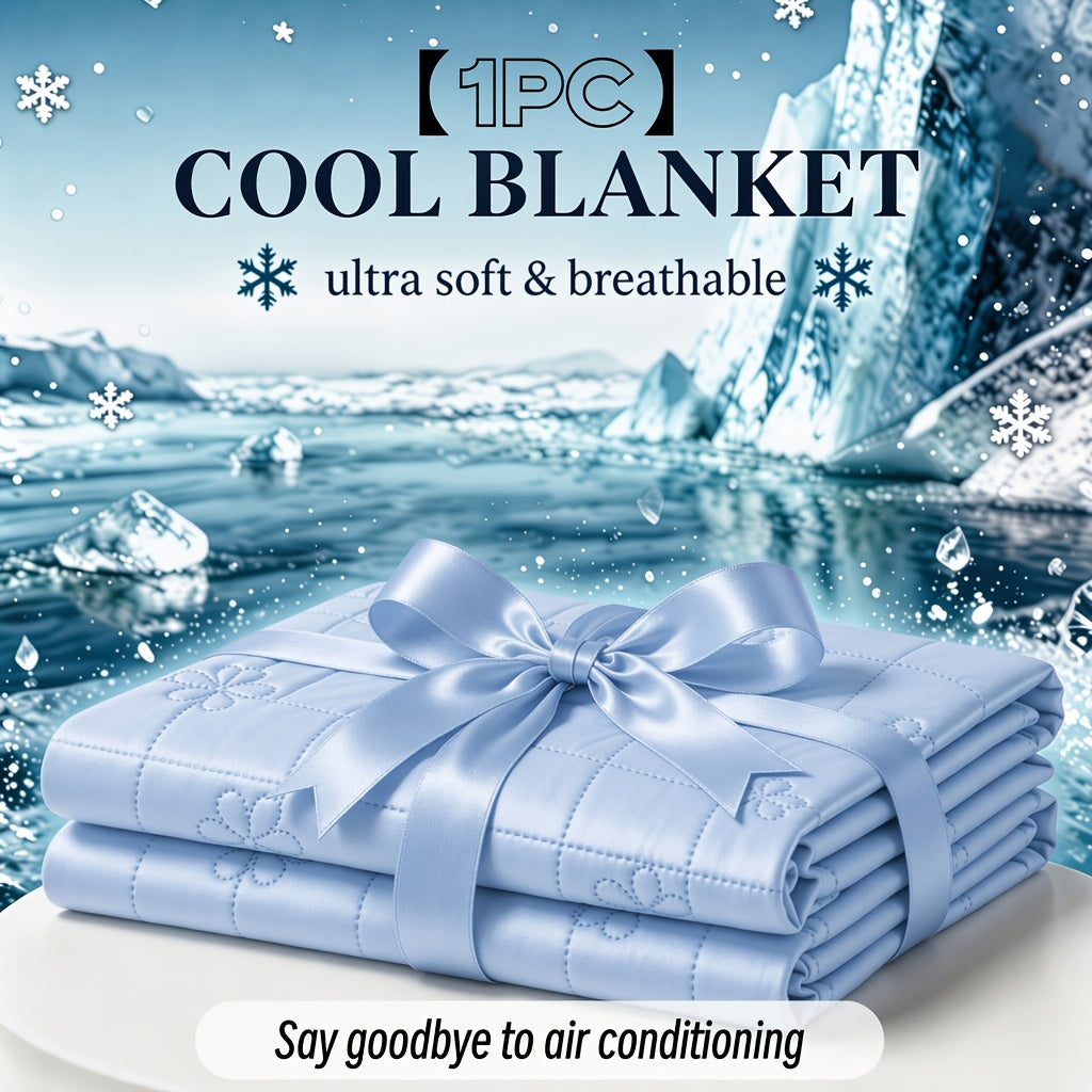 Summer Cooling Blanket – Single Piece, Bamboo Fiber, Double‑Sided Cooling Fabric