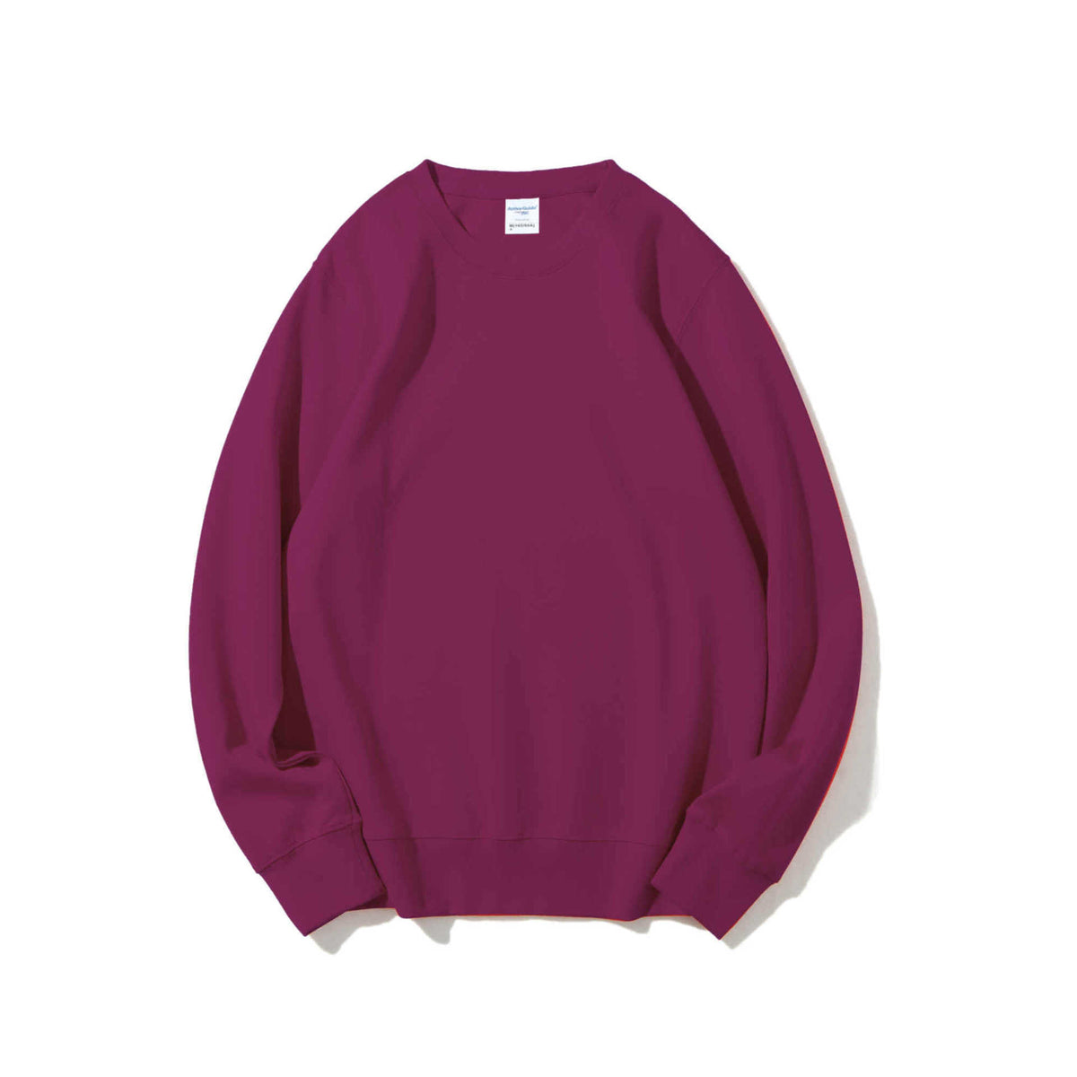 Solid Healthy Round Neck Sweater Long Sleeve
